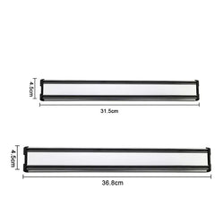 Magnetic Stripe Wall-mounted Knife Holder in Aluminum