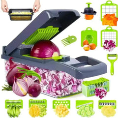 Vegetable chopper for perfect cuts and slices every time.