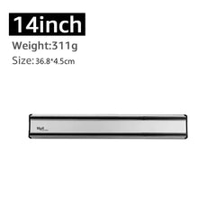 Magnetic Stripe Wall-mounted Knife Holder in Aluminum