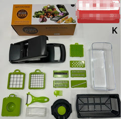 The vegetable chopper is perfect for quick and consistent vegetable cuts.