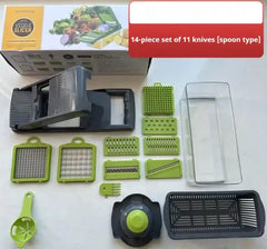 Sharp and durable vegetable chopper for kitchen convenience.