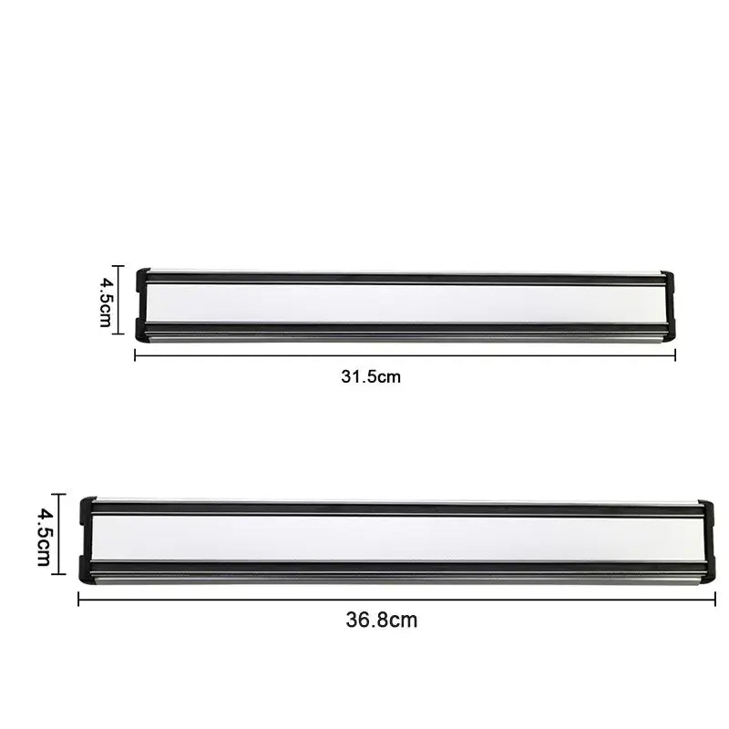 Magnetic Stripe Wall-mounted Knife Holder in Aluminum