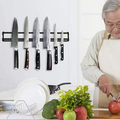 Magnetic Stripe Wall-mounted Knife Holder in Aluminum