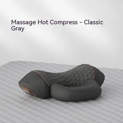 Heated pillow for targeted cervical spine comfort.